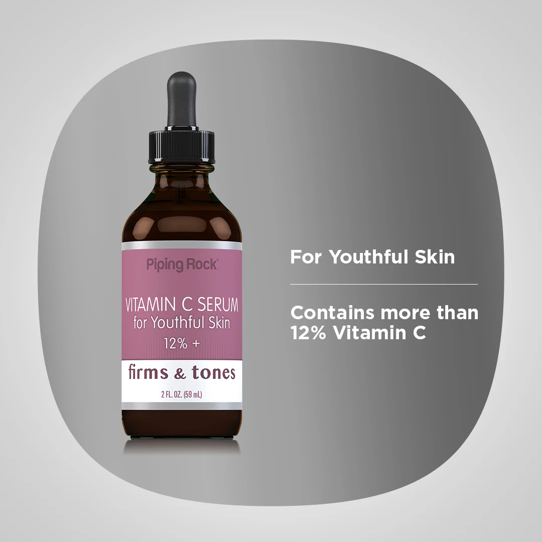 Vitamin C Serum 12%+, 2 fl oz (59 mL) Dropper Bottle - Image 3
